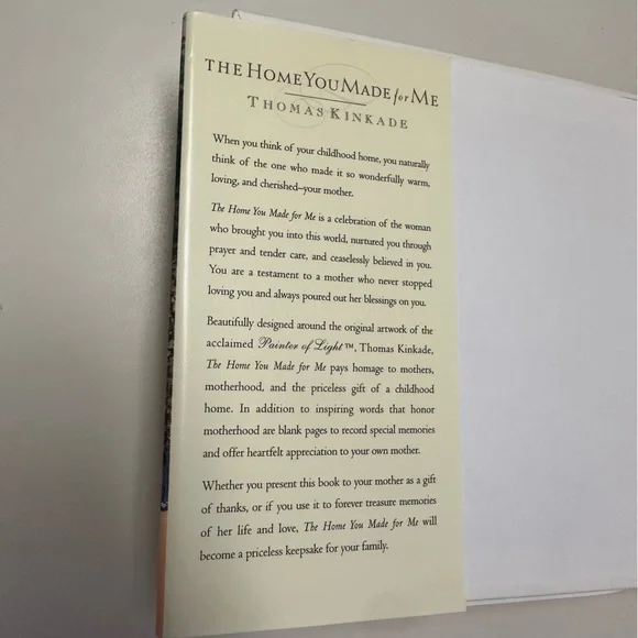 Thomas Kinkade 'The Home You Made for Me' Hardcover Art Book - Picture 2 of 10